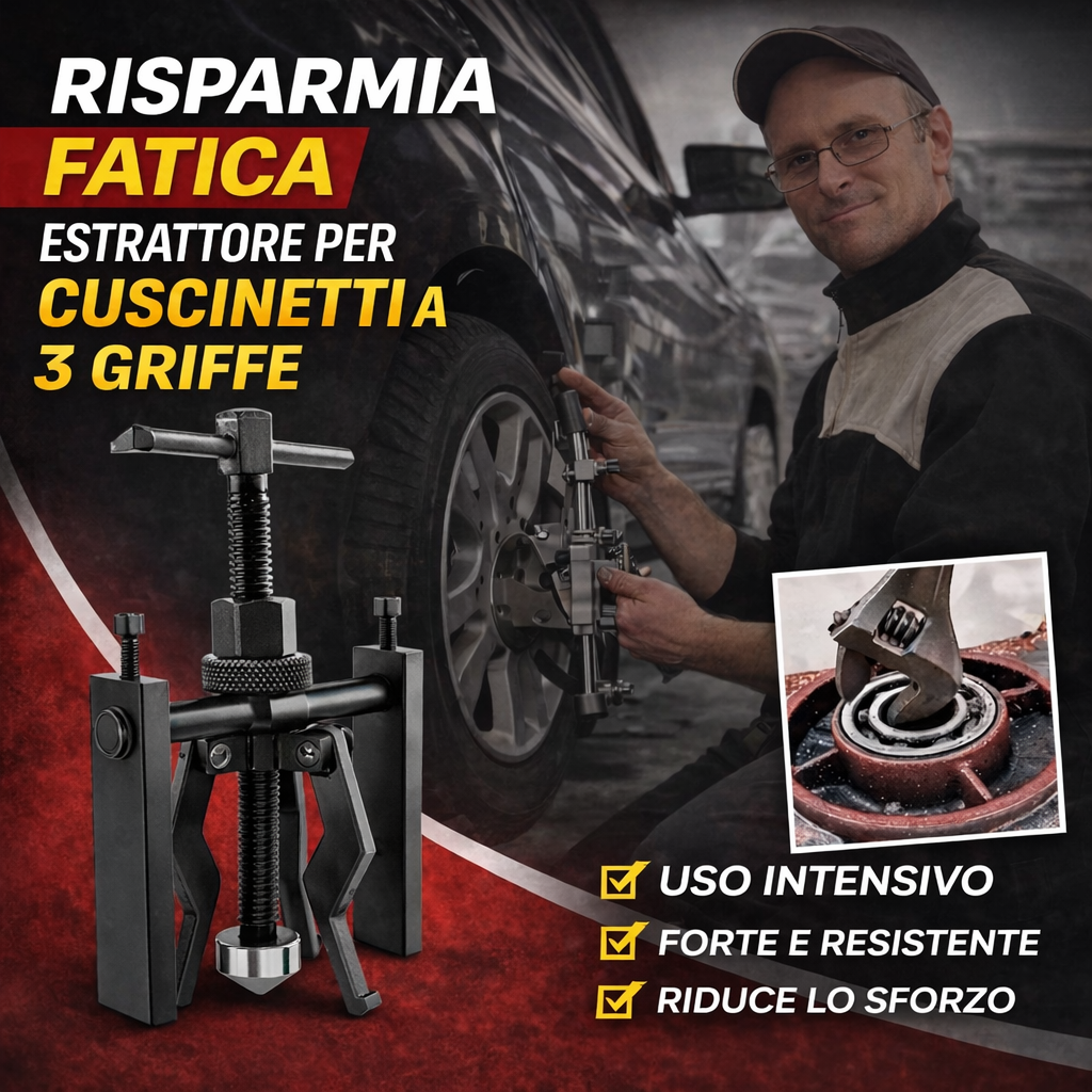 🔥Estrattore per cuscinetti a 3 griffe a risparmio di forza