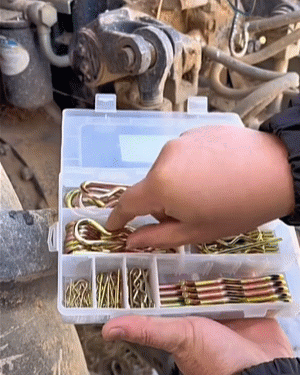 Set 70 coppiglie acciaio inox