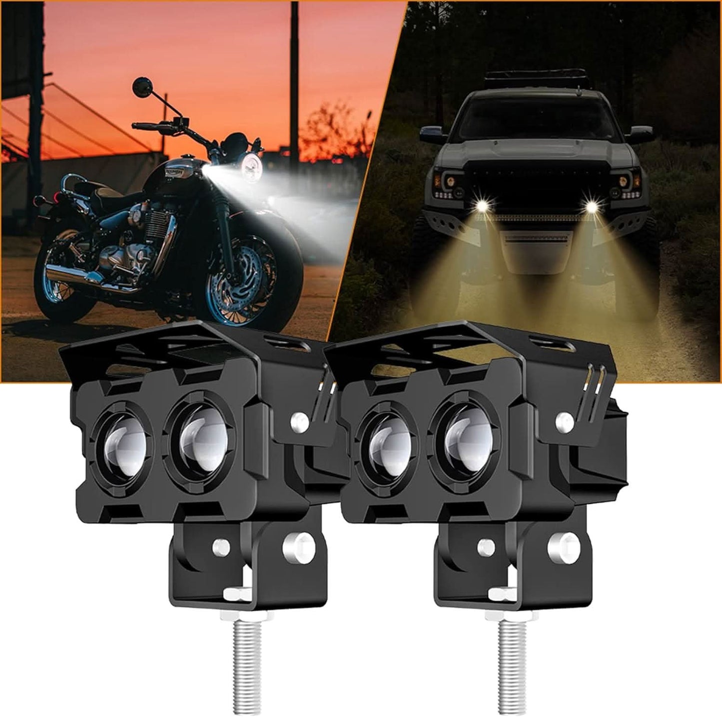Fari a doppio LED super luminosi per auto