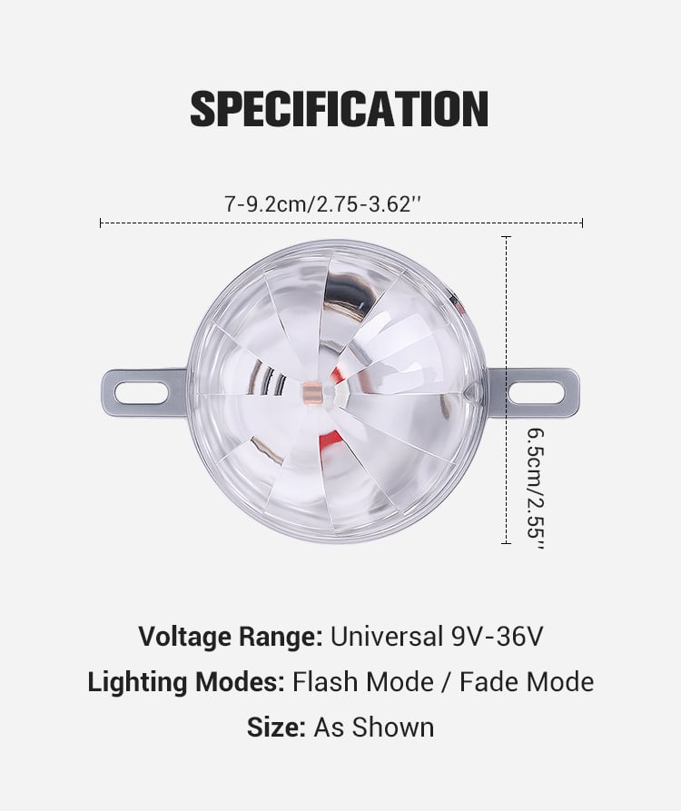 Luce LED multifunzione impermeabile per telaio
