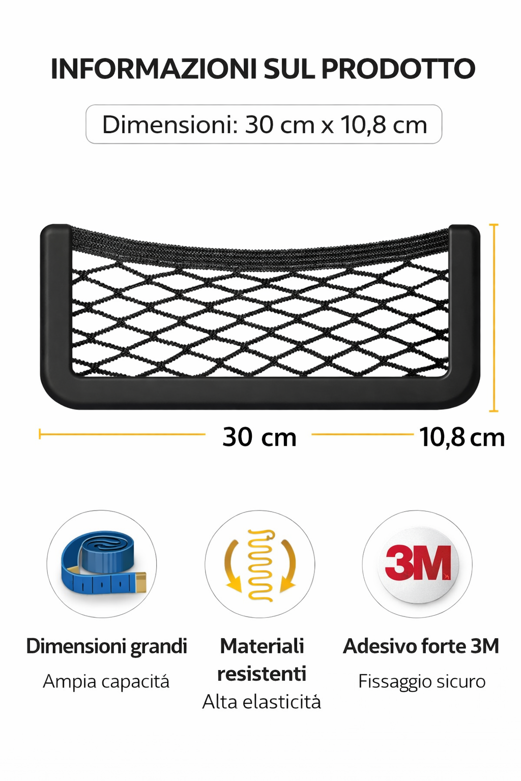 🔥Rete portaoggetti per auto
