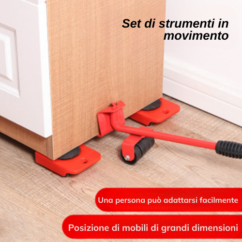 Set di strumenti in movimento