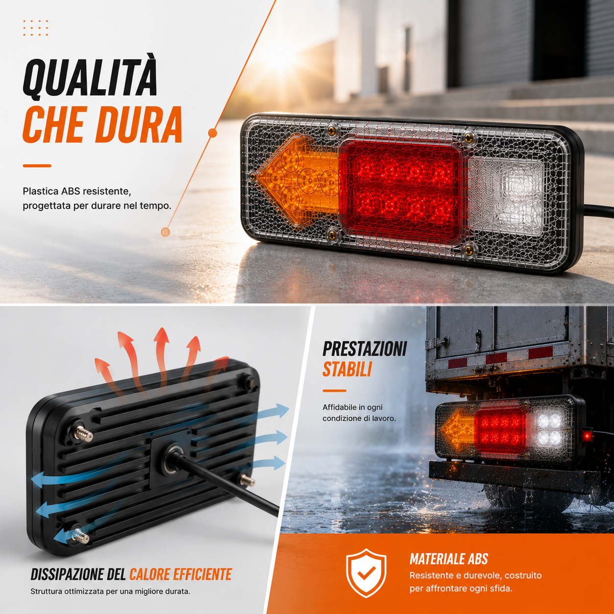 Fanale posteriore LED multi-veicolo universale 🔥