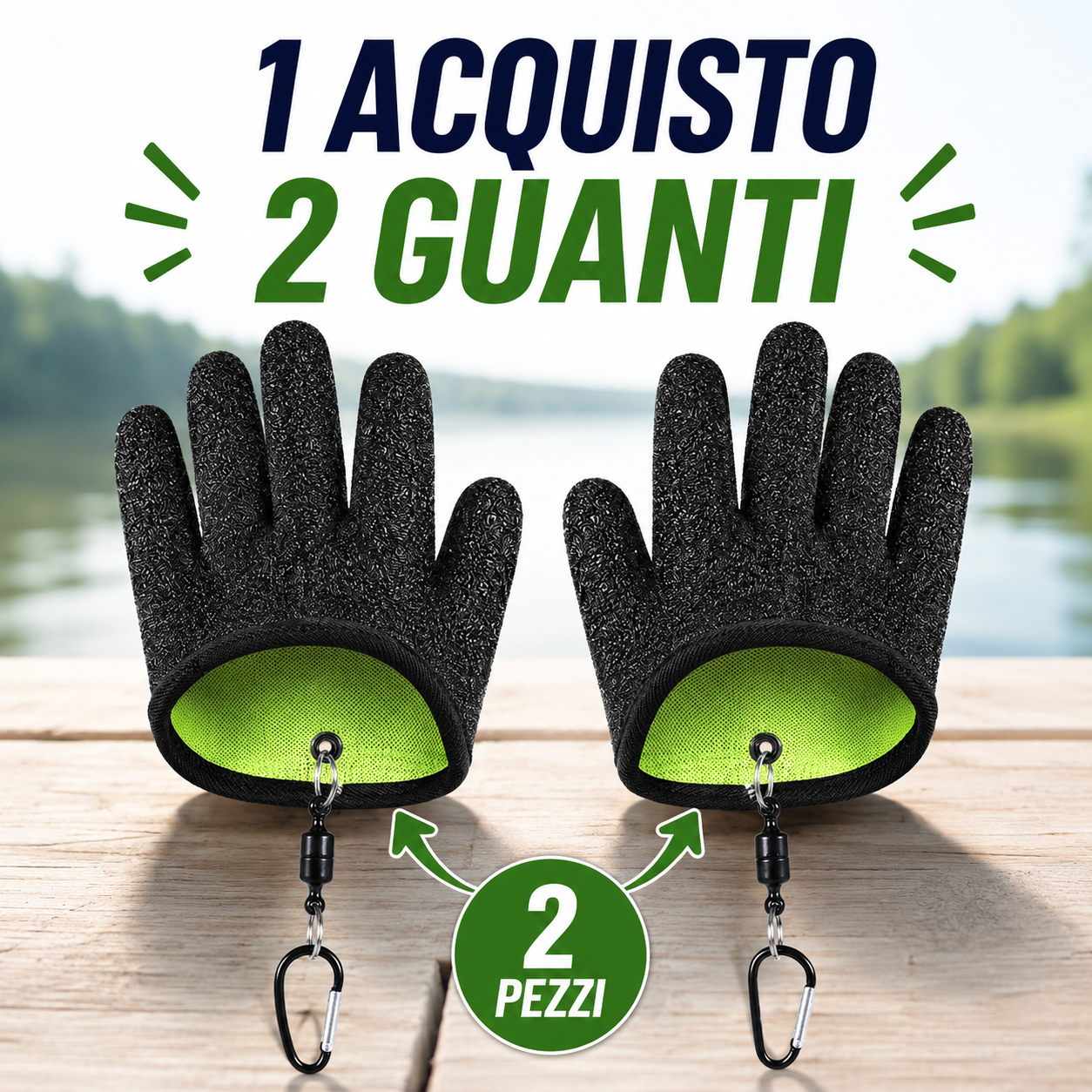Guanti Professionali Antiscivolo con Gancio Magnetico