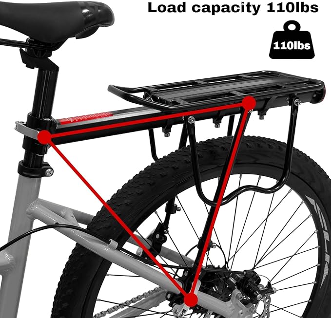 Portapacchi posteriore per bici
