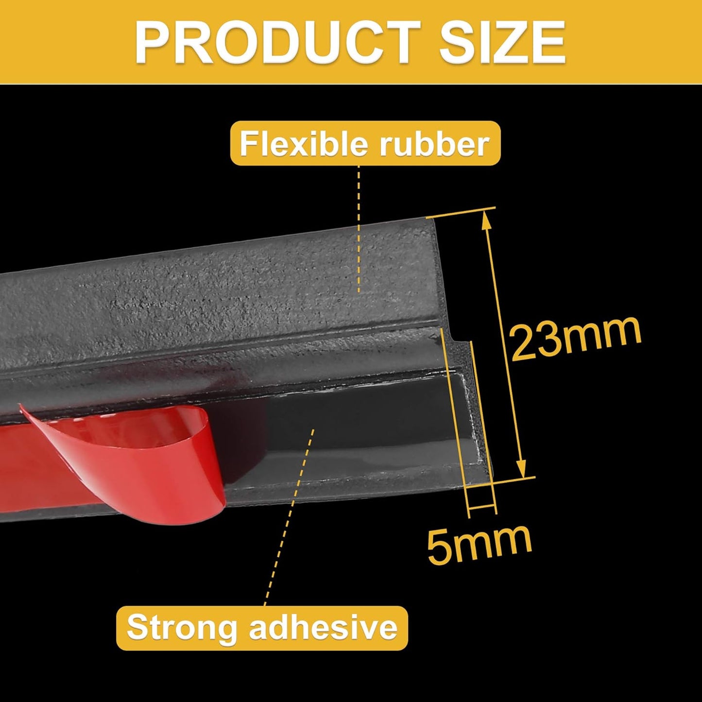 Striscia in Gomma Fonoassorbente