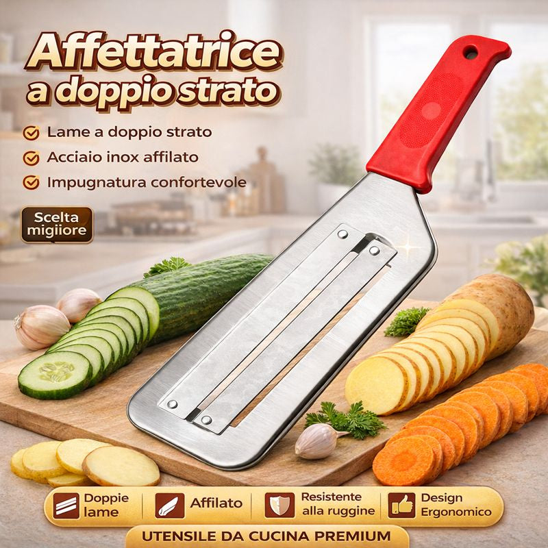 🔥Affettatrice a doppio strato