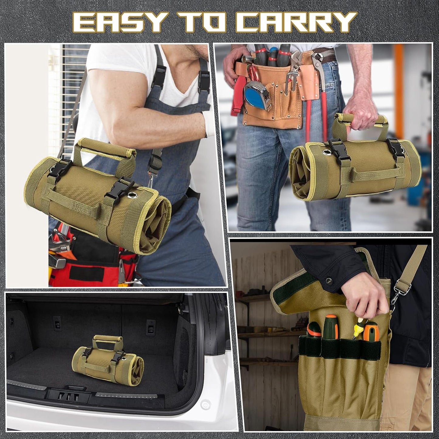 Borsa portautensili arrotolabile