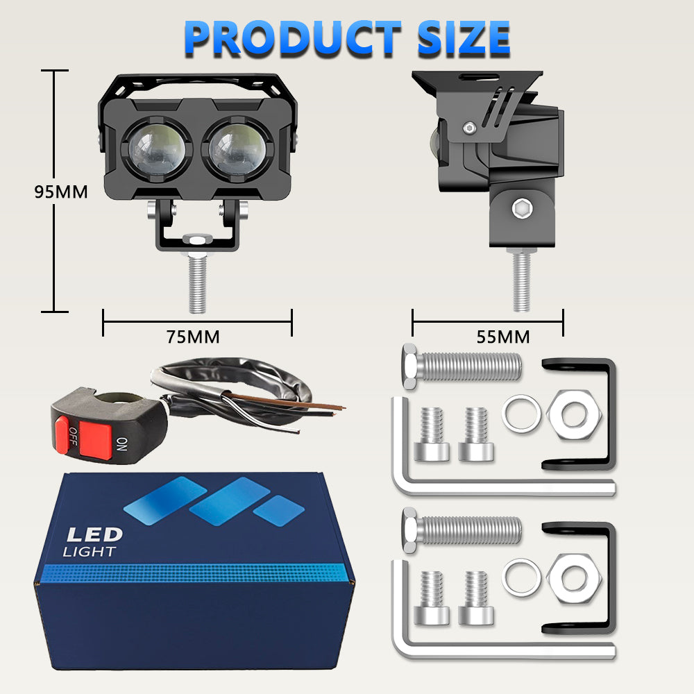 Faro fendinebbia LED universale