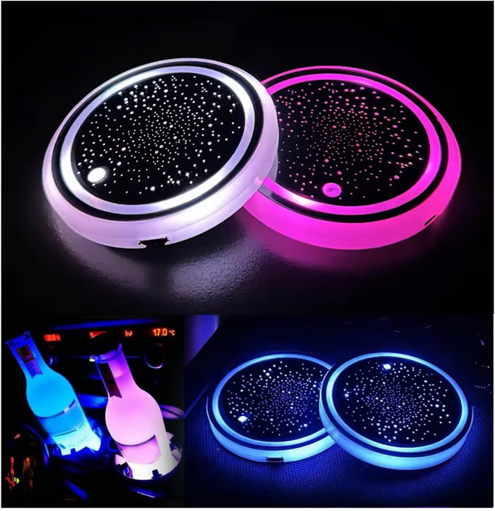 Luci a LED per portabicchieri auto