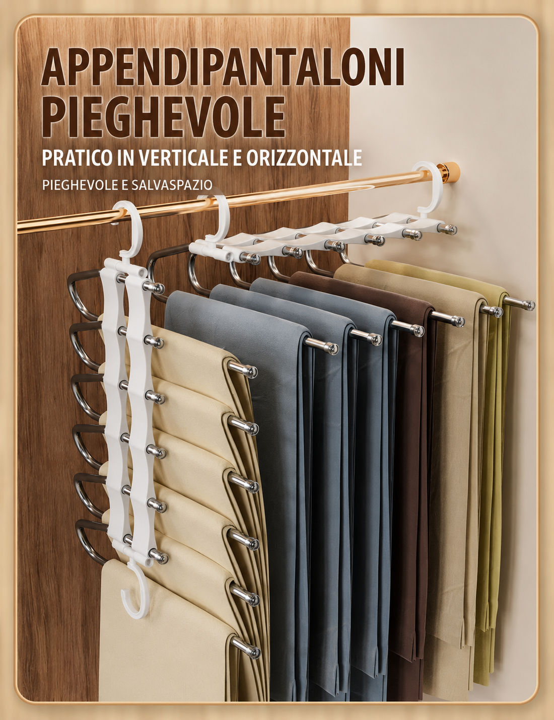 Foldable clothes rack