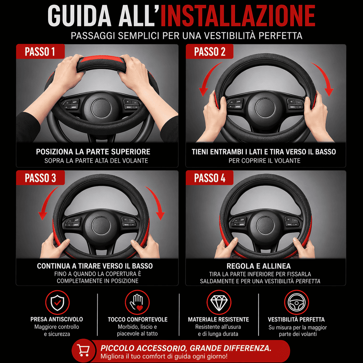 Coprivolante Classico Universale Antiscivolo
