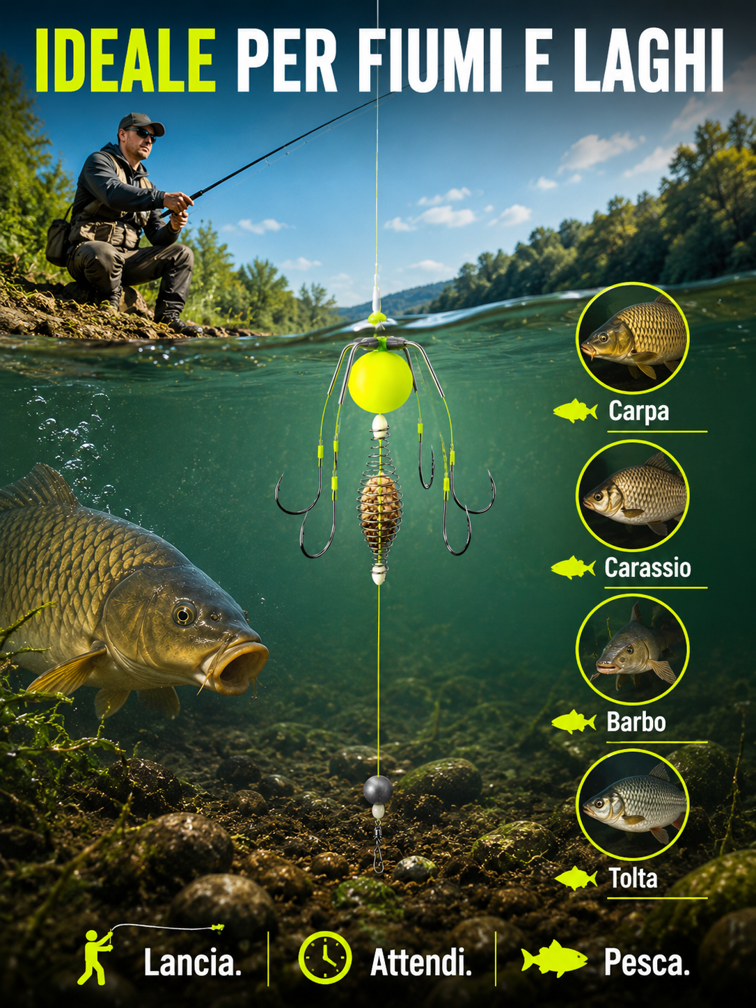 Rig Anti-Groviglio per Acque Correnti 🐠🐠🐠