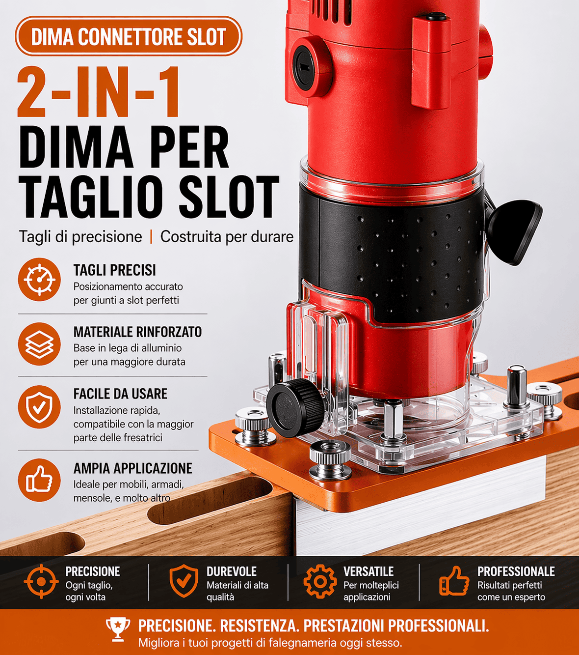 Piastra di Base Regolabile di Precisione