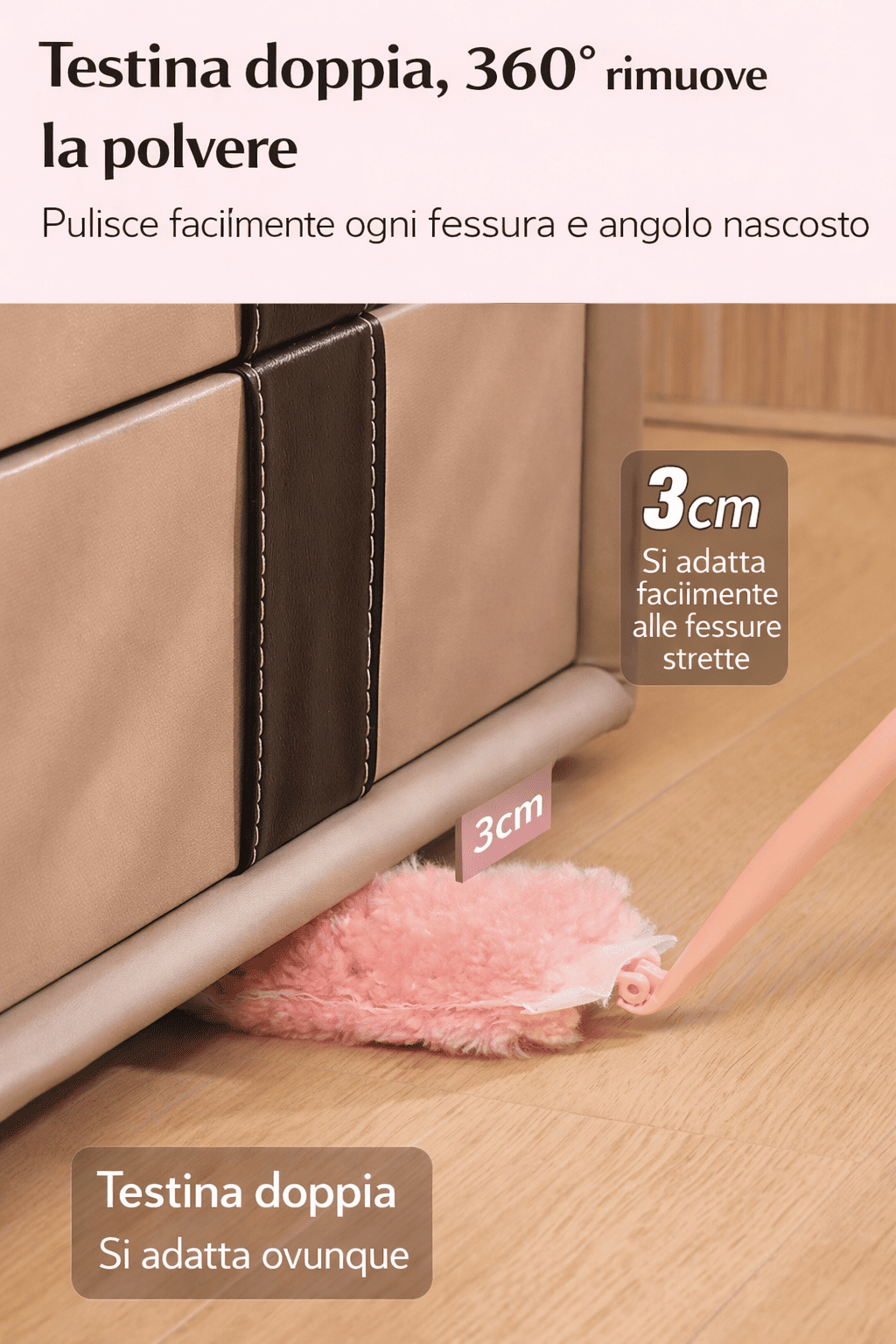 Spolverino ad assorbimento elettrostatico