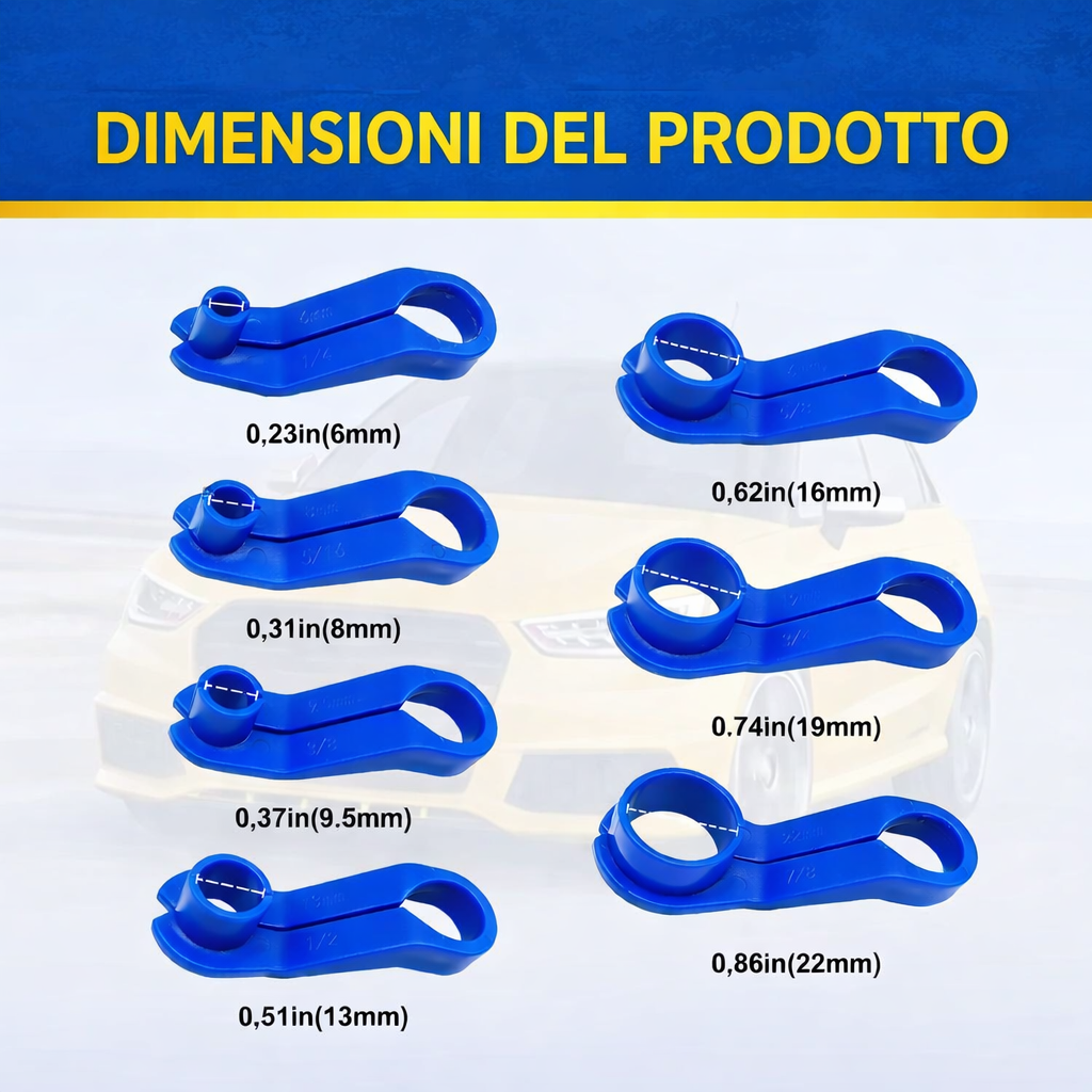 Set Utensili per Scollegamento Linee Olio