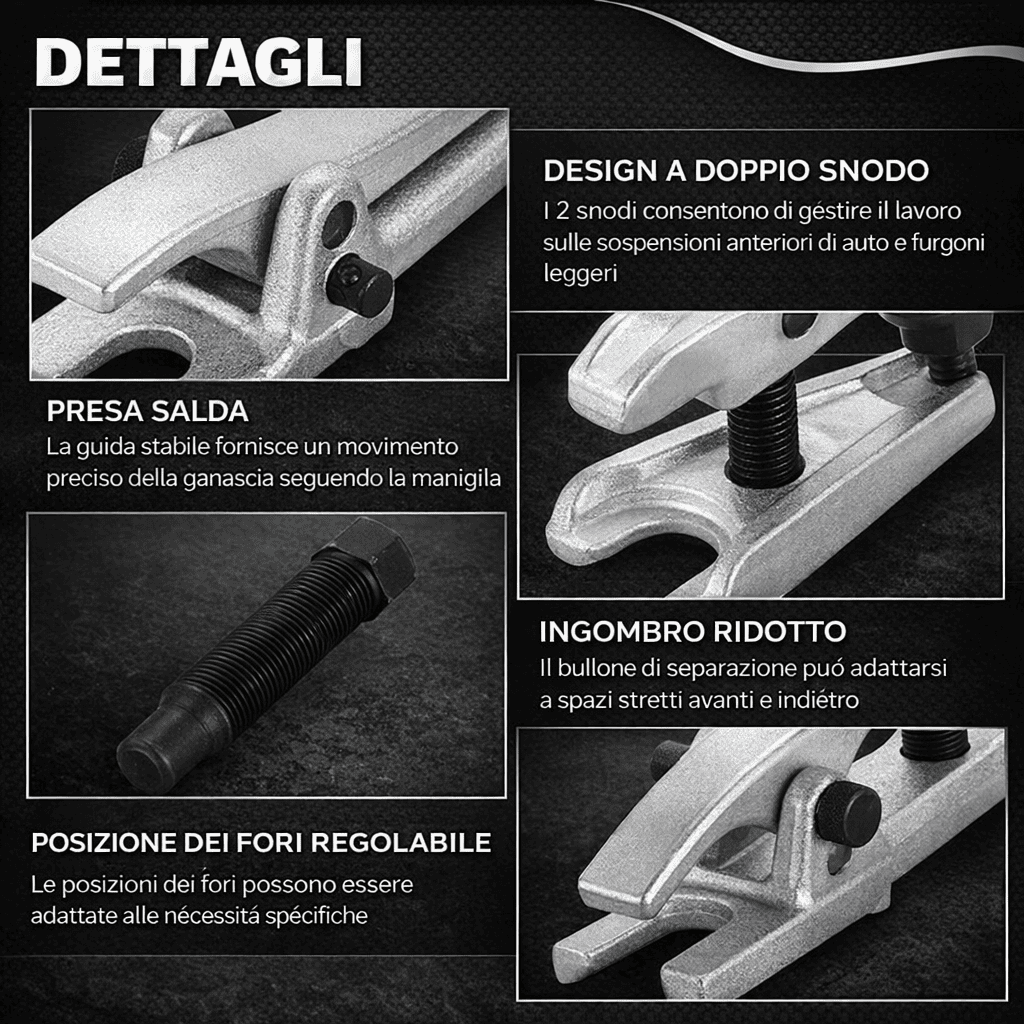 Separatore universale per giunti sferici