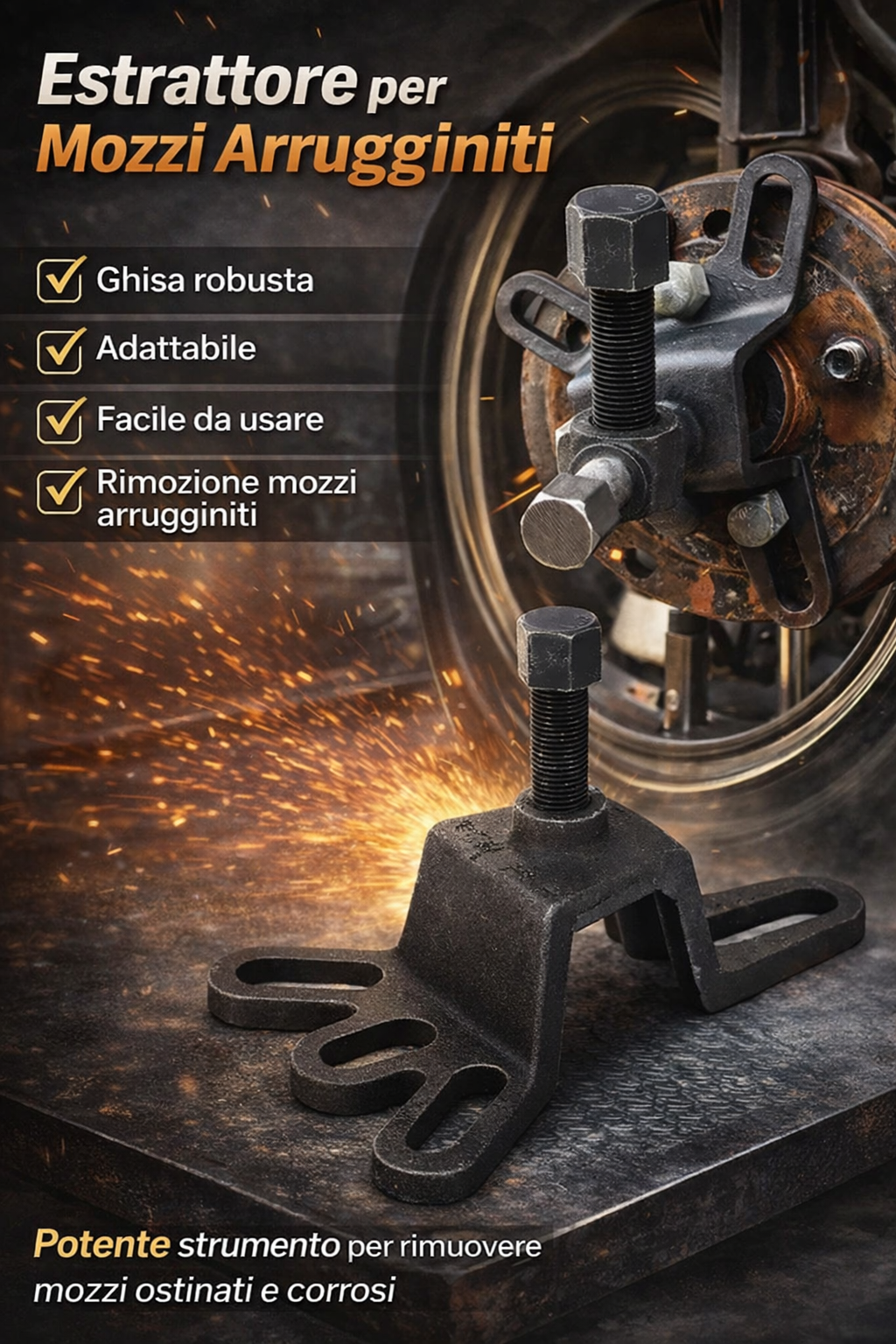 Estrattore per Tamburi Freno e Semiasse