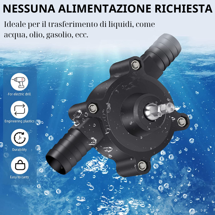 Pompa per trapano elettrico