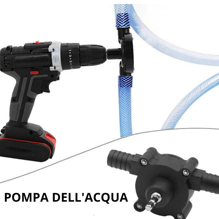 Pompa per trapano elettrico