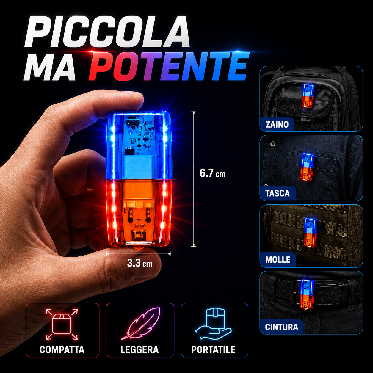Luce Lampeggiante Di Sicurezza