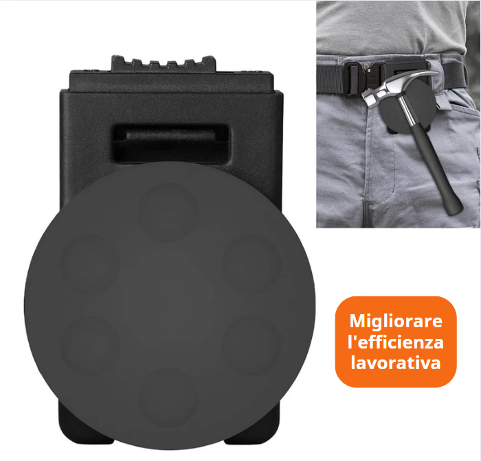 Clip magnetica per cintura per attrezzi