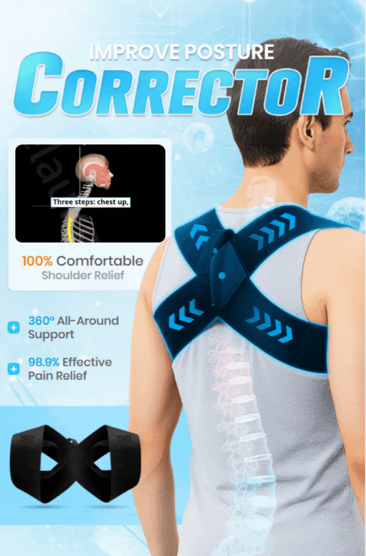 Fascia Posturale Professionale per Schiena e Spalle