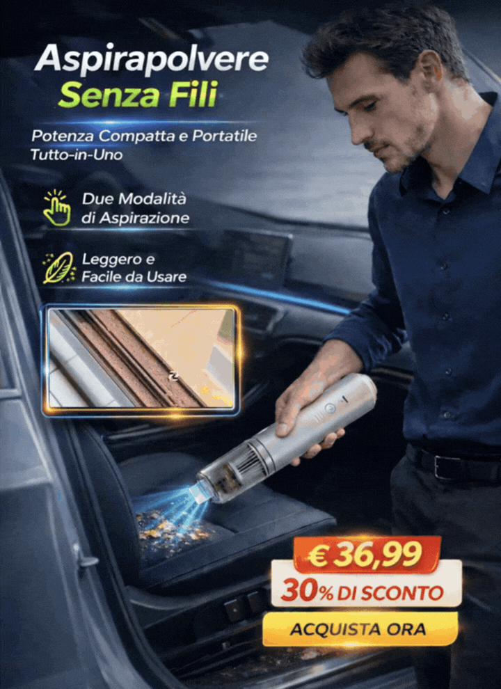 Kit Aspirapolvere Portatile Smart 5-in-1