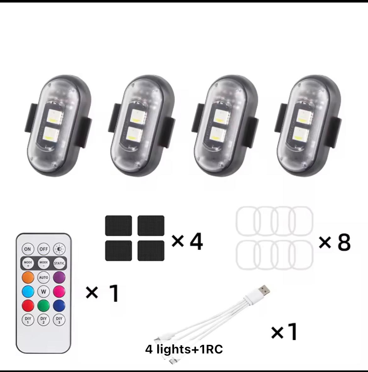 Kit di luci stroboscopiche a LED wireless
