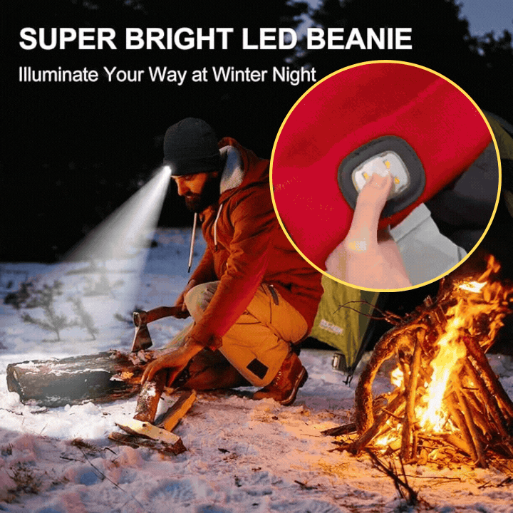 Cappello Beanie con Luce