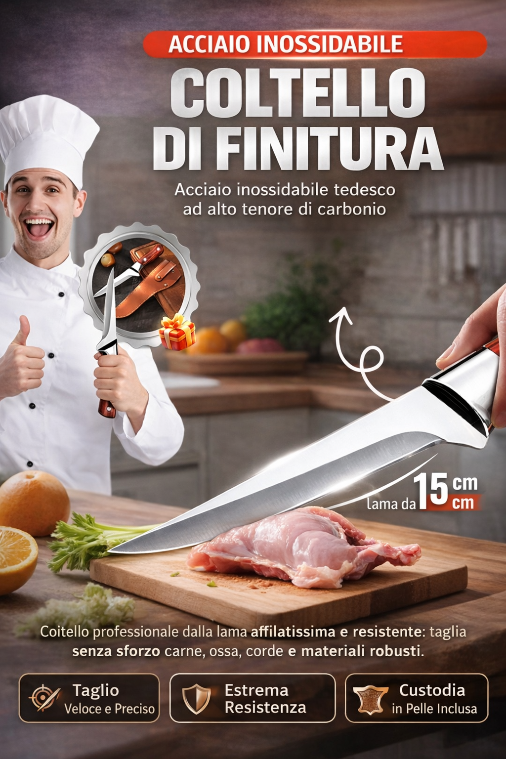 Coltello Giapponese Premium – Consigliato da Chef Michelin