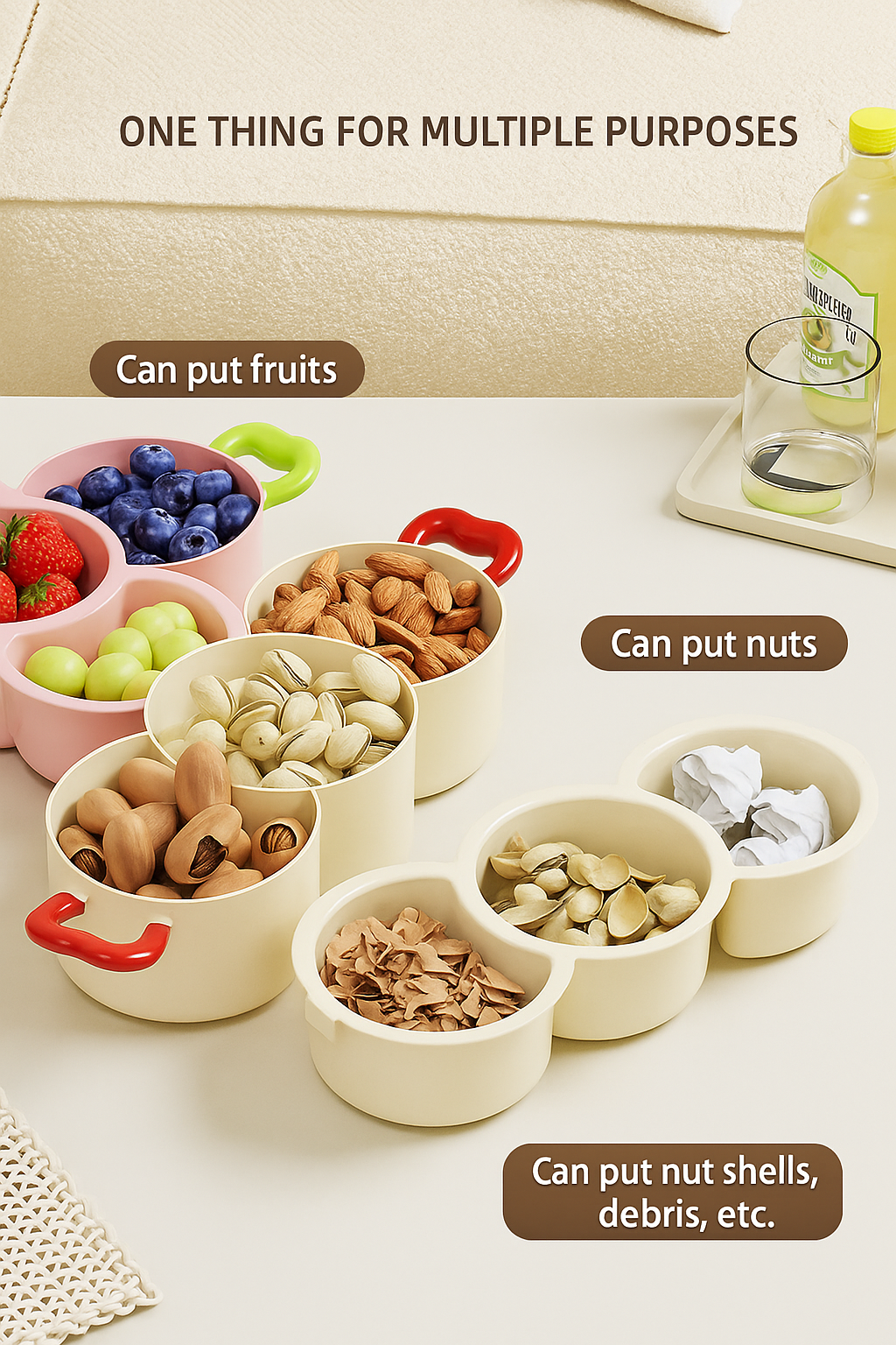 Vassoio a due strati