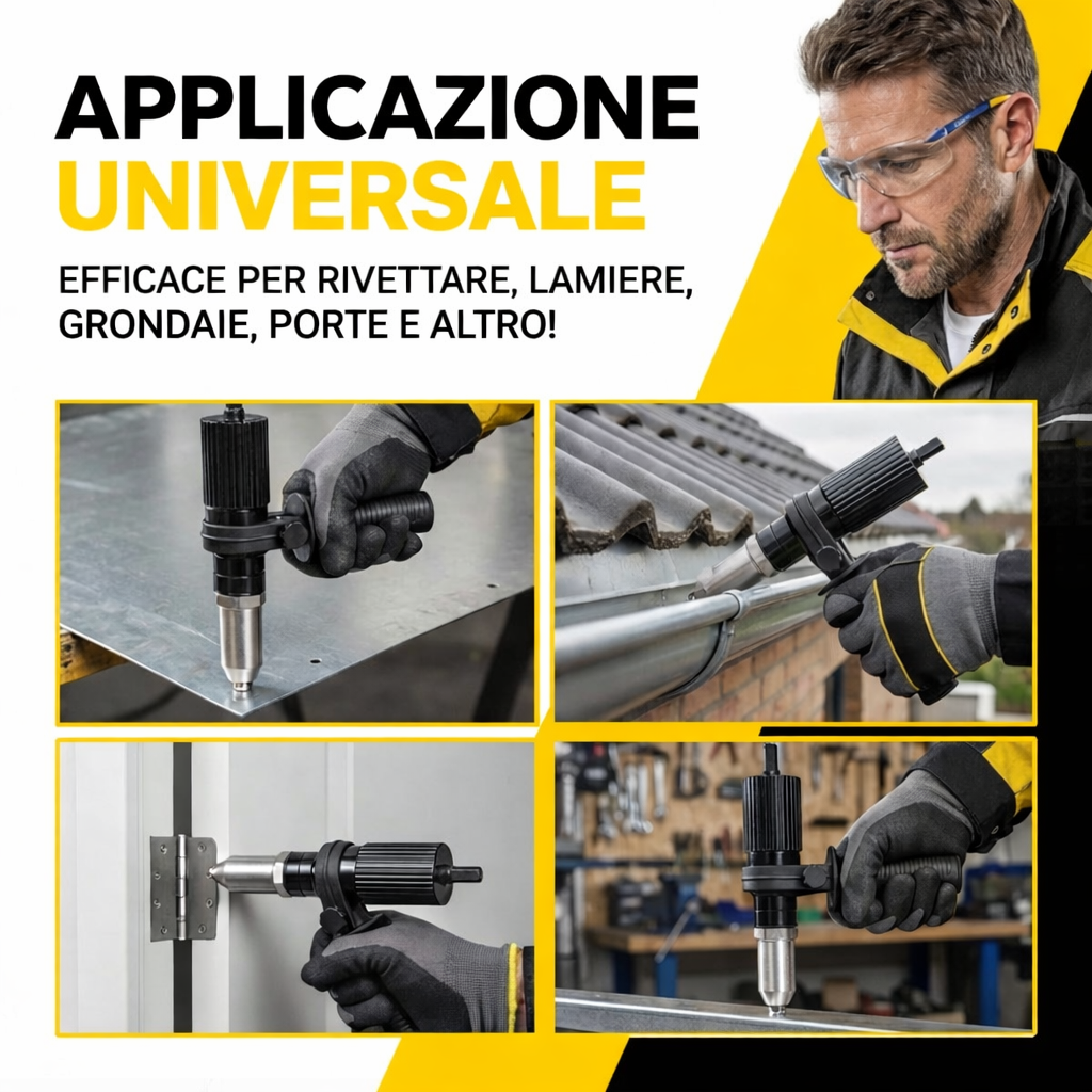 Rivettatrice Pneumatica Elettrica