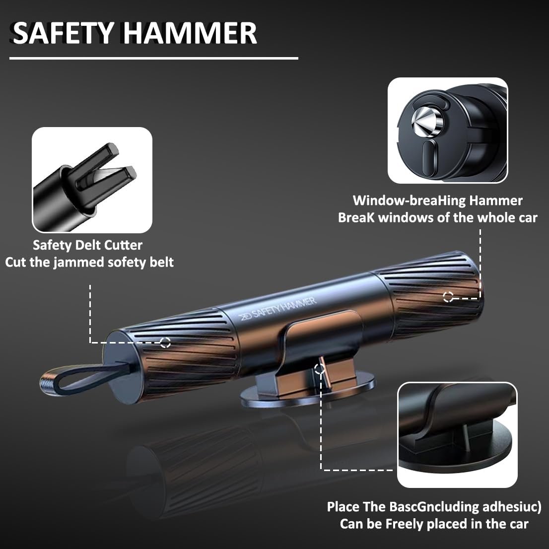 Martello di Sicurezza Frangivetro Subacqueo