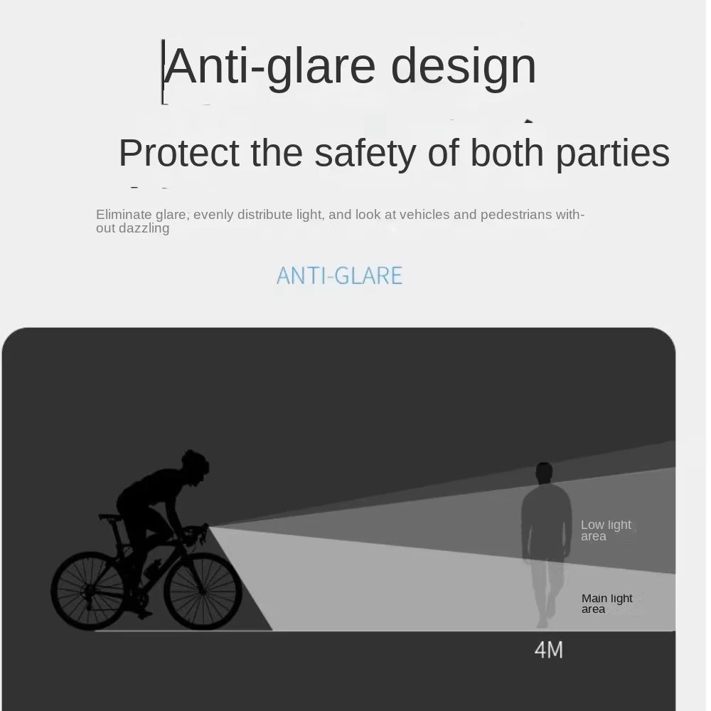 Luce per bicicletta ricaricabile
