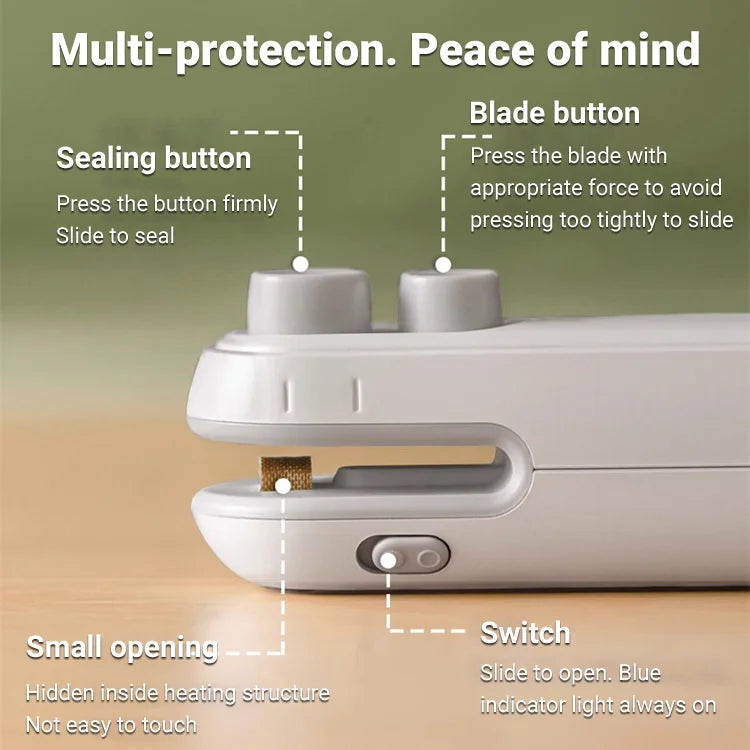 Mini sigillatrice termica per sacchetti di plastica