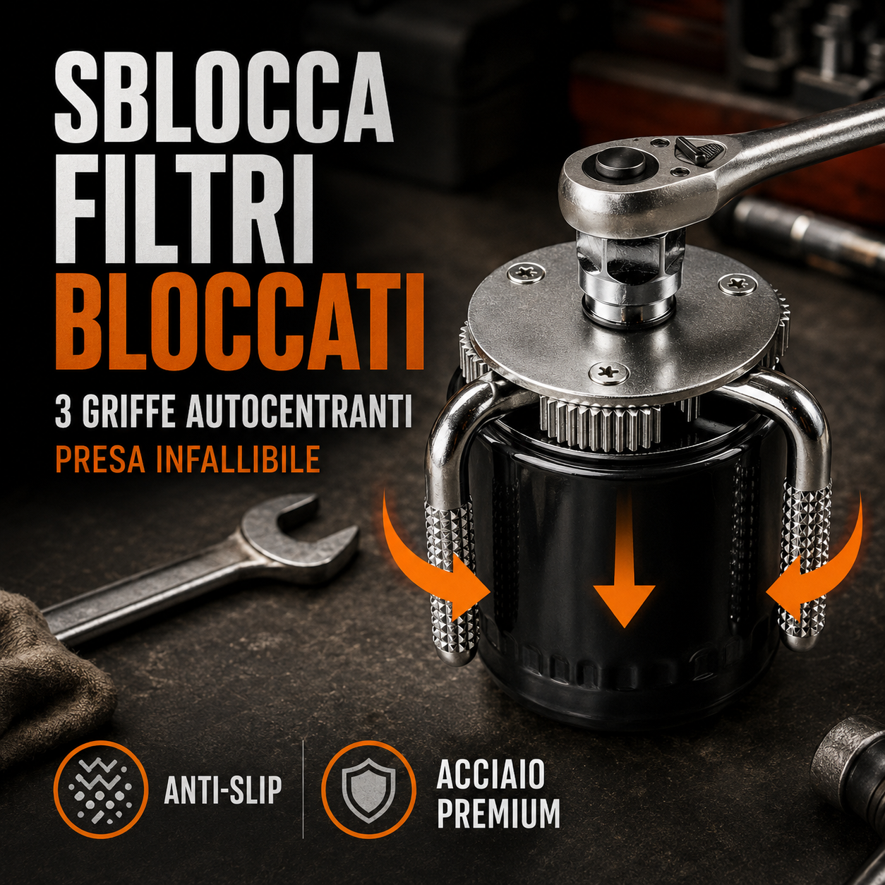 🛠️Chiave per filtro olio — Cambia l'olio da solo in 5 minuti 🔥