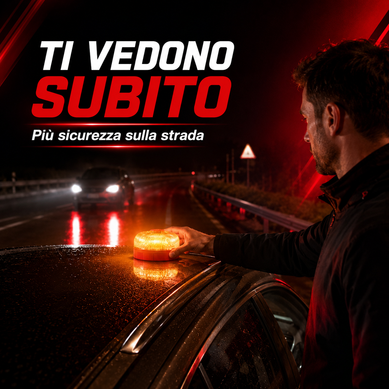 Luce SOS V16 Omologata DGT