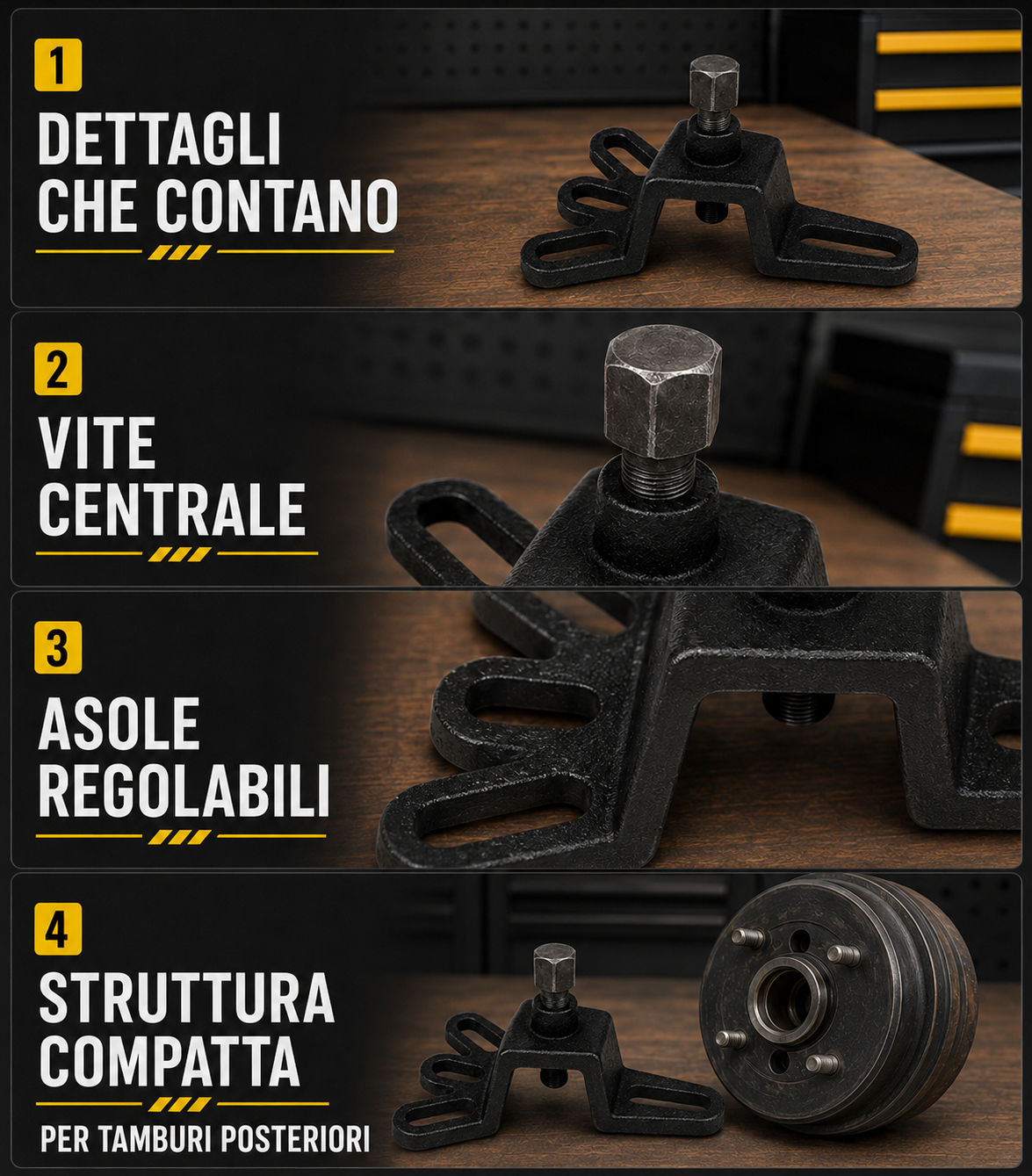 Estrattore per tamburo freno posteriore