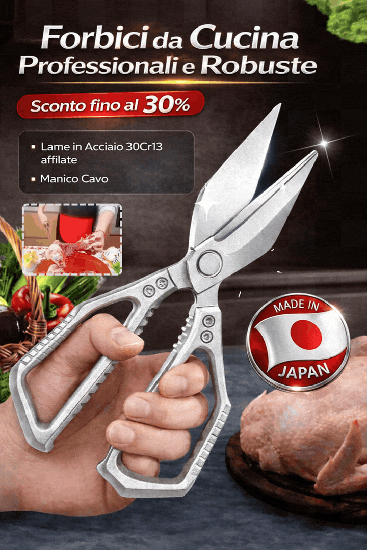 Forbici da Cucina Multifunzionali Ultra Resistenti
