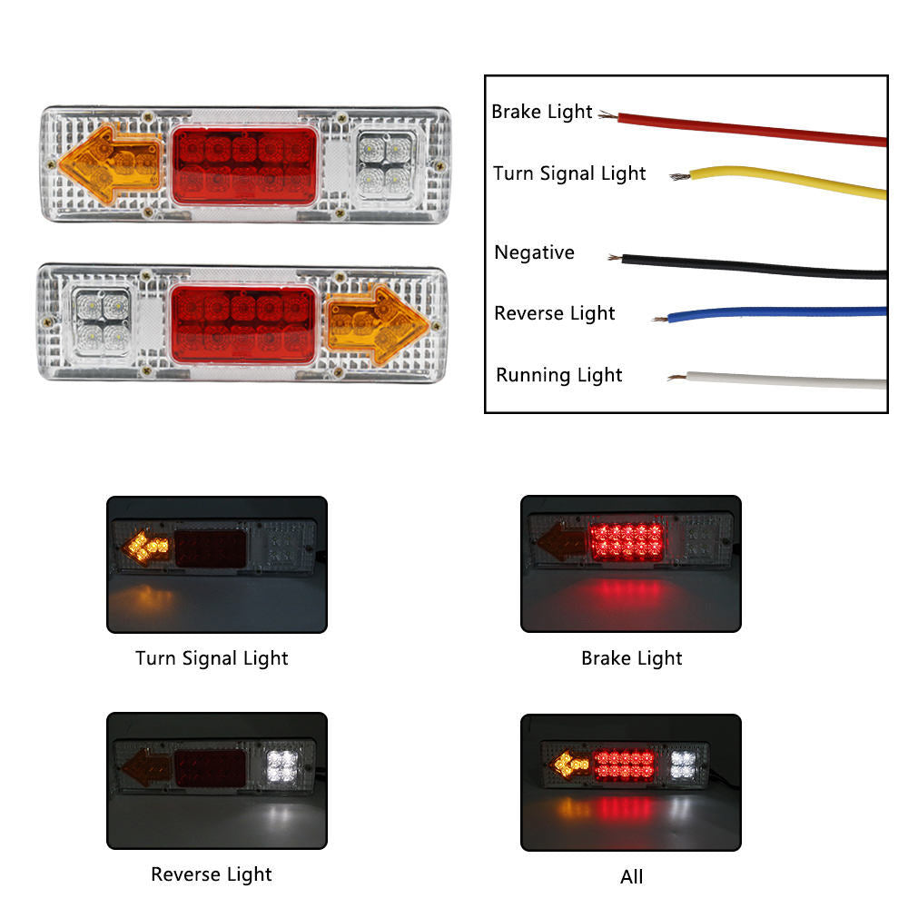 Fanale posteriore a LED per camion