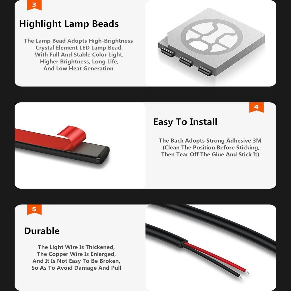 Striscia luminosa a LED per camion