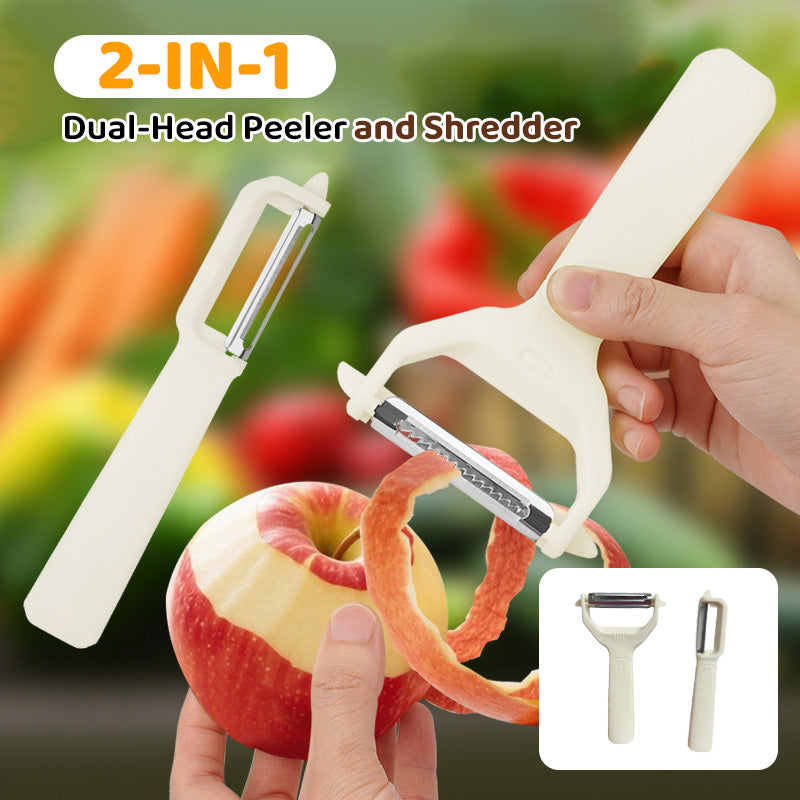 Pelapatate e sminuzzatore 2-in-1 a doppia lama