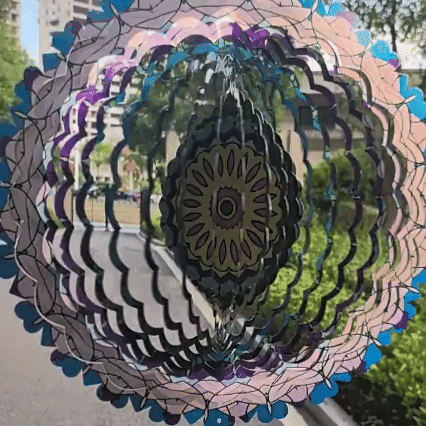 Campana a Vento Rotante 3D Decorativa