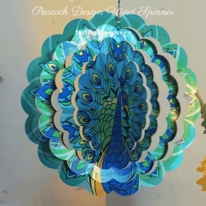 Campana a Vento Rotante 3D Decorativa