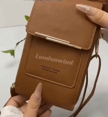 Borsa porta telefono touchscreen antifurto