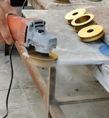 Mola per Bordi con Diamante Brasato