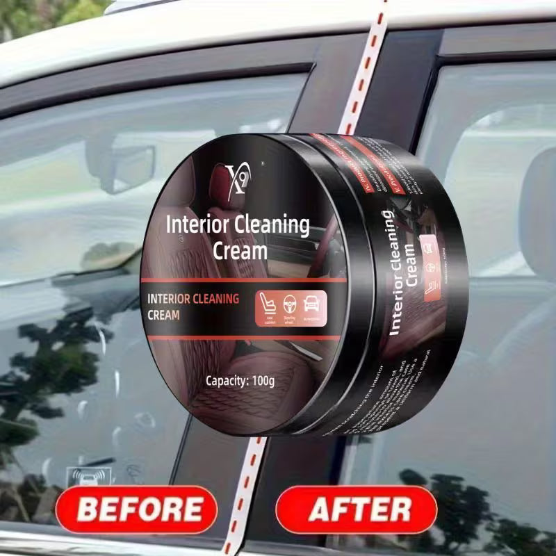 Crema detergente per interni auto