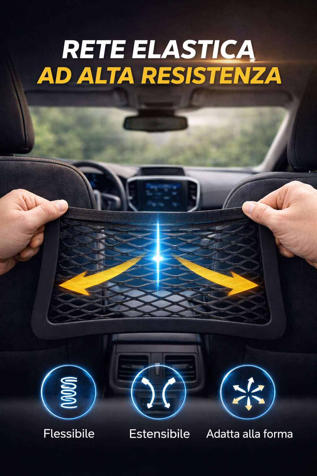 🔥Rete portaoggetti per auto