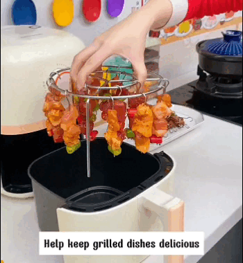 Griglia per Spiedini per Friggitrice ad Aria